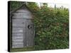 Outhouse Built in 1929 Surrounded by Blooming Elderberrys, Homer, Alaska, USA-Dennis Flaherty-Stretched Canvas