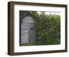 Outhouse Built in 1929 Surrounded by Blooming Elderberrys, Homer, Alaska, USA-Dennis Flaherty-Framed Photographic Print