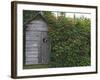 Outhouse Built in 1929 Surrounded by Blooming Elderberrys, Homer, Alaska, USA-Dennis Flaherty-Framed Photographic Print