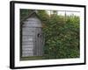 Outhouse Built in 1929 Surrounded by Blooming Elderberrys, Homer, Alaska, USA-Dennis Flaherty-Framed Photographic Print