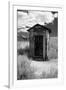 Outhouse in Ghost Town, Bodie, California-George Oze-Framed Photographic Print