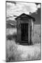 Outhouse in Ghost Town, Bodie, California-George Oze-Mounted Photographic Print