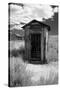 Outhouse in Ghost Town, Bodie, California-George Oze-Stretched Canvas