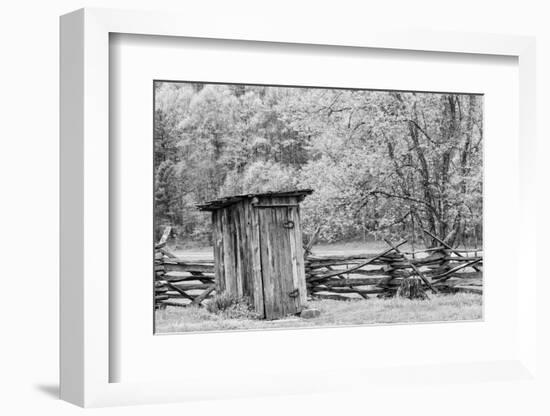 Outhouse, Pioneer Homestead, Great Smoky Mountains National Park, North Carolina-Adam Jones-Framed Photographic Print