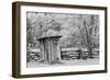 Outhouse, Pioneer Homestead, Great Smoky Mountains National Park, North Carolina-Adam Jones-Framed Photographic Print