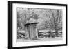 Outhouse, Pioneer Homestead, Great Smoky Mountains National Park, North Carolina-Adam Jones-Framed Photographic Print