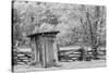 Outhouse, Pioneer Homestead, Great Smoky Mountains National Park, North Carolina-Adam Jones-Stretched Canvas