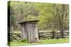 Outhouse, Pioneer Homestead, Great Smoky Mountains National Park, North Carolina-Adam Jones-Stretched Canvas