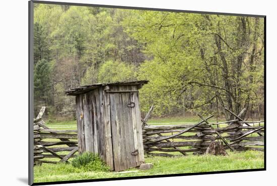 Outhouse, Pioneer Homestead, Great Smoky Mountains National Park, North Carolina-Adam Jones-Mounted Photographic Print