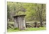 Outhouse, Pioneer Homestead, Great Smoky Mountains National Park, North Carolina-Adam Jones-Framed Photographic Print