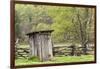 Outhouse, Pioneer Homestead, Great Smoky Mountains National Park, North Carolina-Adam Jones-Framed Photographic Print