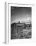 Outhouse Sitting Behind the Barn on a Farm-Bob Landry-Framed Premium Photographic Print