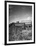 Outhouse Sitting Behind the Barn on a Farm-Bob Landry-Framed Photographic Print