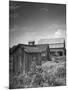 Outhouse Sitting Behind the Barn on a Farm-Bob Landry-Mounted Photographic Print