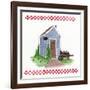 Outhouse with Wheelbarrow-Debbie McMaster-Framed Giclee Print