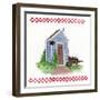 Outhouse with Wheelbarrow-Debbie McMaster-Framed Giclee Print