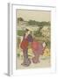 Outing at Muko Jima, 1787-Torii Kiyonaga-Framed Giclee Print