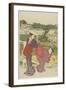 Outing at Muko Jima, 1787-Torii Kiyonaga-Framed Giclee Print