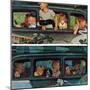 "Outing" or "Coming and Going", August 30,1947-Norman Rockwell-Mounted Premium Giclee Print