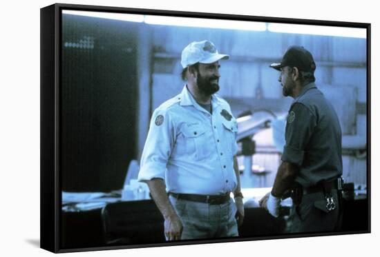 OUTLAND by PeterHyams with Peter Boyle and Sean Connery en, 1981 (photo)-null-Framed Stretched Canvas