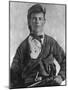Outlaw Jesse James Portrait Photograph-Lantern Press-Mounted Art Print