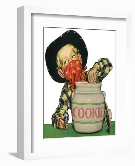 Outlaw Raids Cookie Jar, 1952-null-Framed Giclee Print