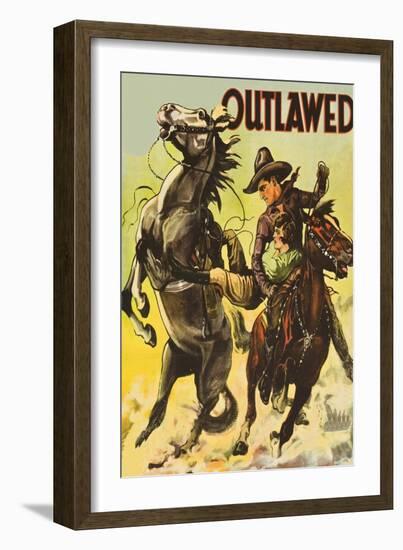 Outlawed-null-Framed Art Print