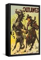 Outlawed-null-Framed Stretched Canvas