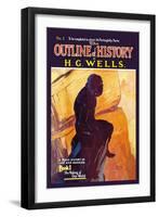 Outline of History by H.G. Wells, No. 1: The Making of Our World-null-Framed Art Print