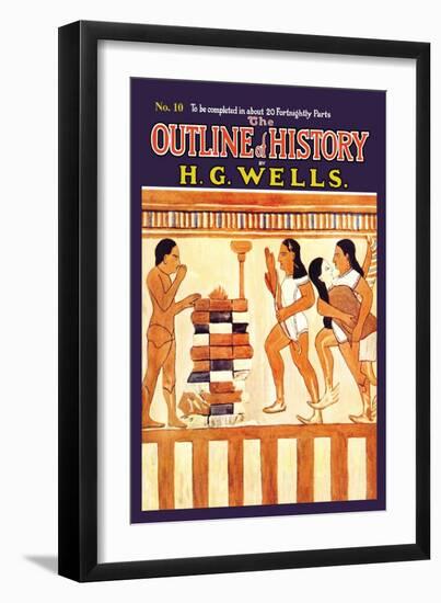 Outline of History by H.G. Wells, No. 10: Ritual-null-Framed Art Print