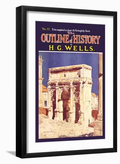 Outline of History by H.G. Wells, No. 11: Empire-null-Framed Art Print