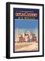 Outline of History by H.G. Wells, No. 13: Mosque-null-Framed Art Print