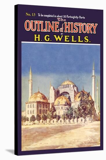 Outline of History by H.G. Wells, No. 13: Mosque-null-Stretched Canvas