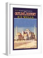 Outline of History by H.G. Wells, No. 13: Mosque-null-Framed Art Print