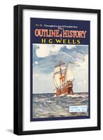 Outline of History by H.G. Wells, No. 16: Empire Takes to the Sea-null-Framed Art Print