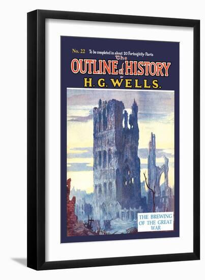 Outline of History by H.G. Wells, No. 22: The Brewing of the Great War-null-Framed Art Print