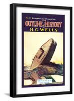 Outline of History by H.G. Wells, No. 23: The Great War and After-null-Framed Art Print