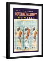 Outline of History by H.G. Wells, No. 6: Warriors-null-Framed Art Print