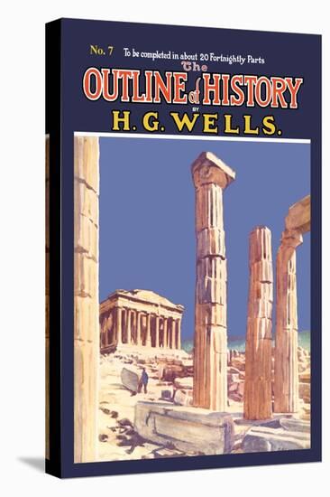 Outline of History by H.G. Wells, No. 7: Ruins-null-Stretched Canvas