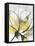 Outlined Floral I Yellow Version-Asia Jensen-Framed Stretched Canvas