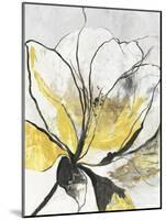 Outlined Floral I Yellow Version-Asia Jensen-Mounted Art Print