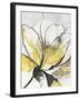 Outlined Floral I Yellow Version-Asia Jensen-Framed Art Print