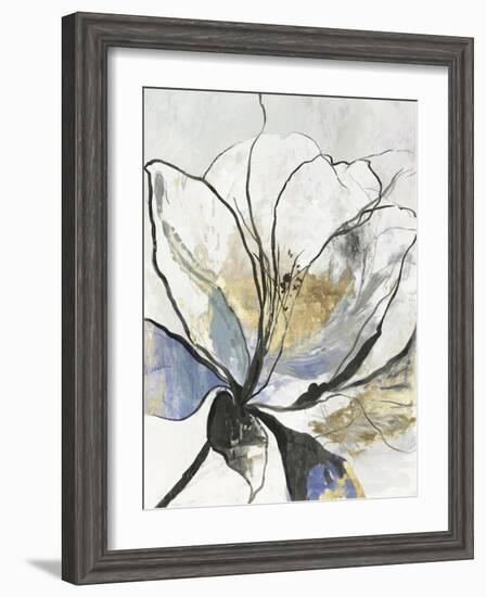 Outlined Floral I-Asia Jensen-Framed Art Print