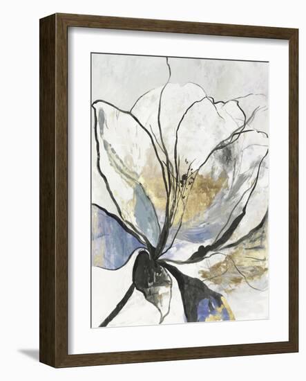 Outlined Floral I-Asia Jensen-Framed Art Print