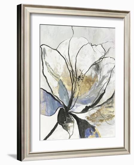 Outlined Floral I-Asia Jensen-Framed Art Print