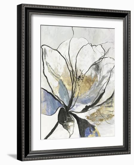 Outlined Floral I-Asia Jensen-Framed Art Print