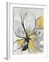 Outlined Floral II Yellow Version-Asia Jensen-Framed Art Print