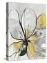 Outlined Floral II Yellow Version-Asia Jensen-Stretched Canvas