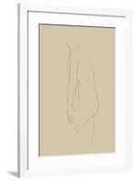 Outlines Of Her-Aurora Bell-Framed Giclee Print