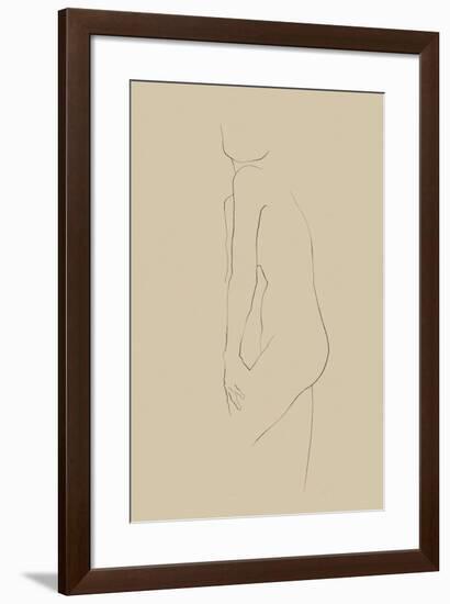 Outlines Of Her-Aurora Bell-Framed Giclee Print